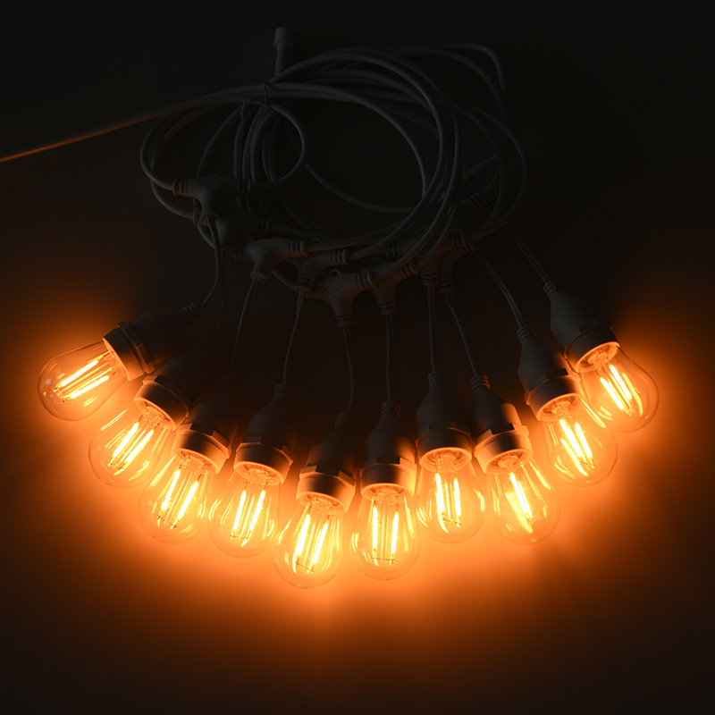 S14 sreang crochta E27 lampa teaghrán bán te lampa aonair 2W