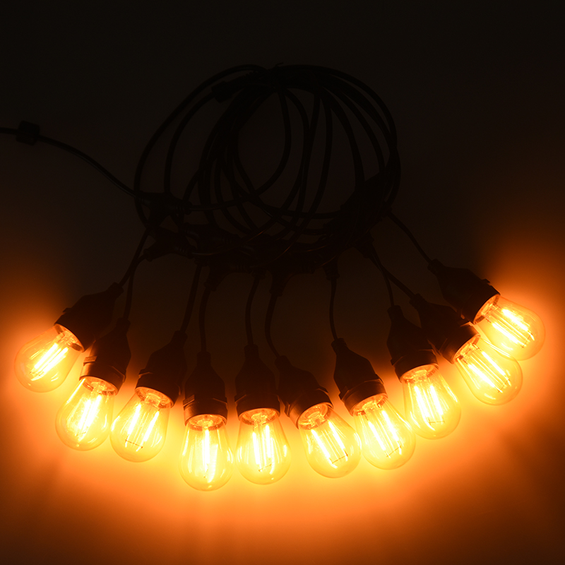 S14 sreang crochta E27 lampa teaghrán bán te lampa aonair 2W